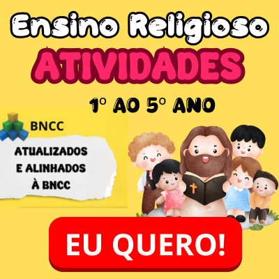 Atividades de ensino religioso para a primeira ao quinto ano