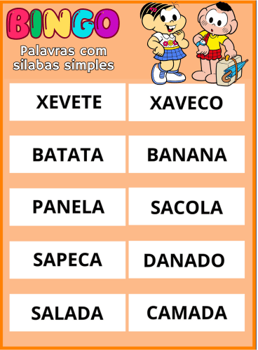 bingo palavras simples pdf imprimir 34