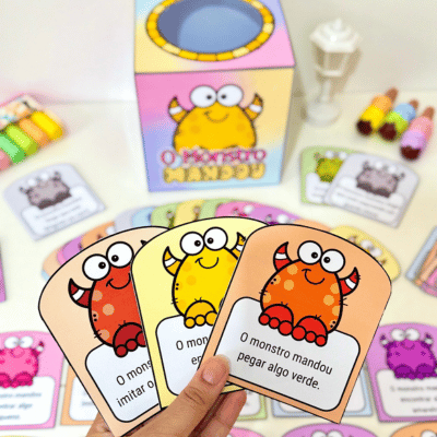 Dinâmica O Monstro Mandou Para Imprimir 2 dinâmica o monstro mandou Imprimir