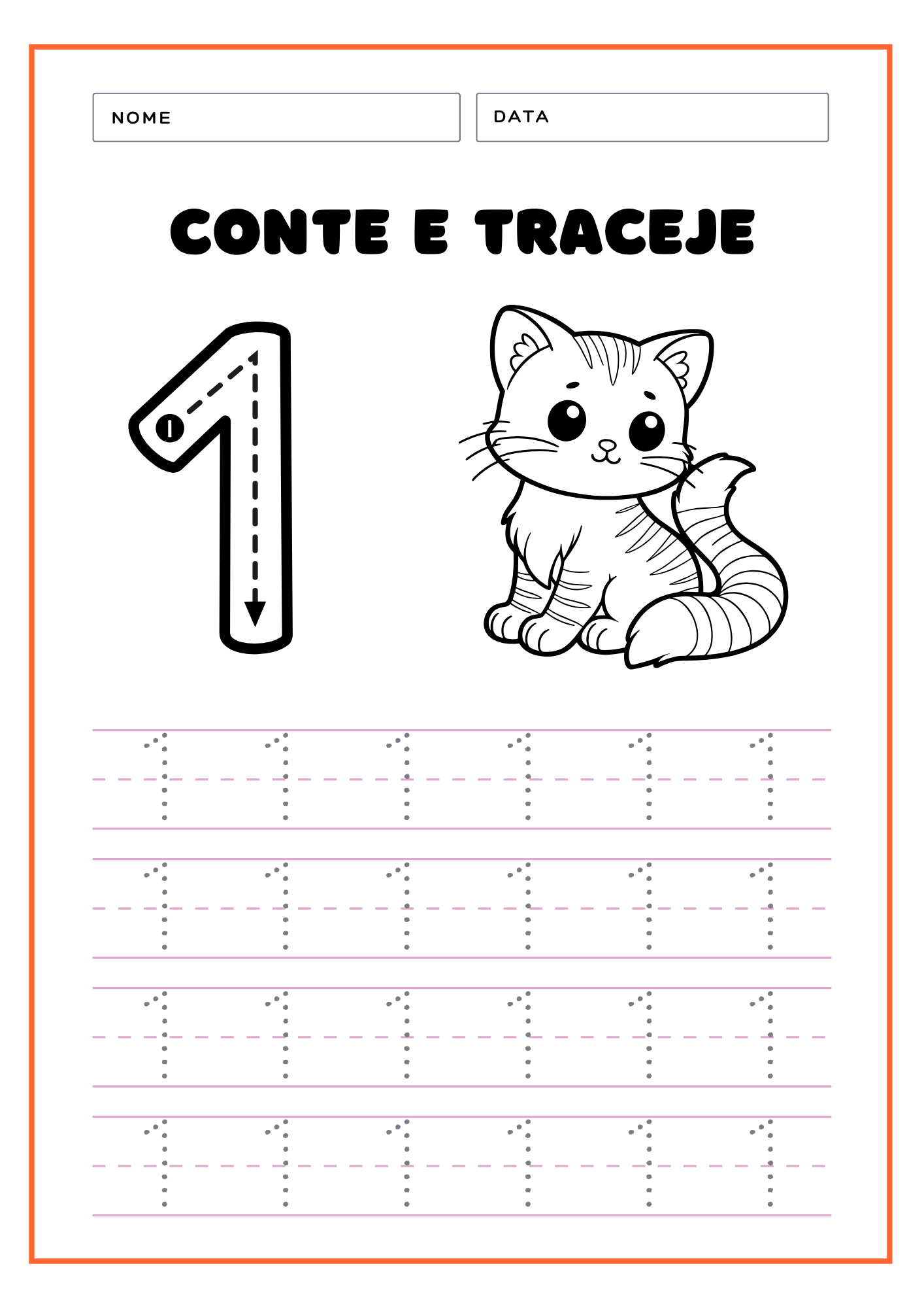 Números Pontilhados Para Imprimir: Atividades Educativas 3 atividade-numeros-para-cobrir-e-contar-pontilhados