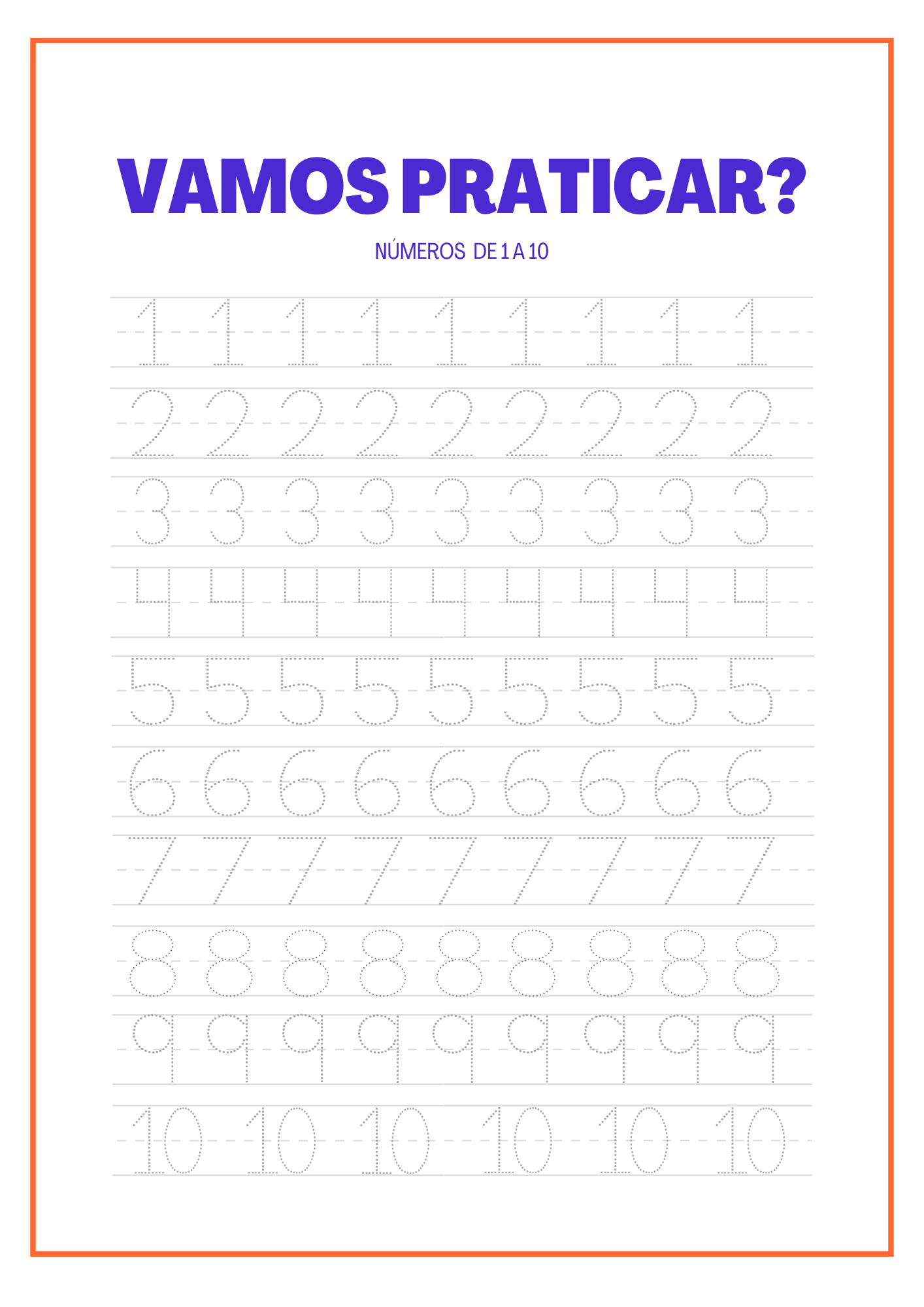 Números Pontilhados Para Imprimir: Atividades Educativas 28 atividade-numeros-pontilhados-para-imprimir-1-a-10
