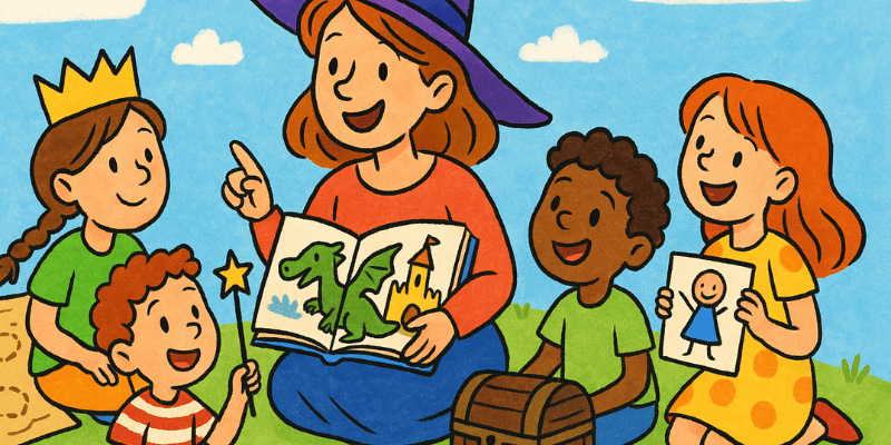 30 Atividades Lúdicas para Contação de Histórias: Ideias Criativas com Passo a Passo 1 30 atividades lúdicas para contação de histórias na educação infantil