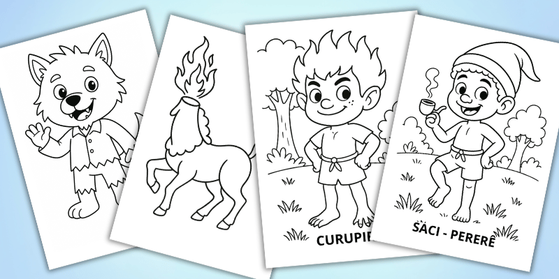 Desenhos dos personagens do folclore para imprimir 1 Desenhos dos personagens do folclore para imprimir e colorir educação infantil