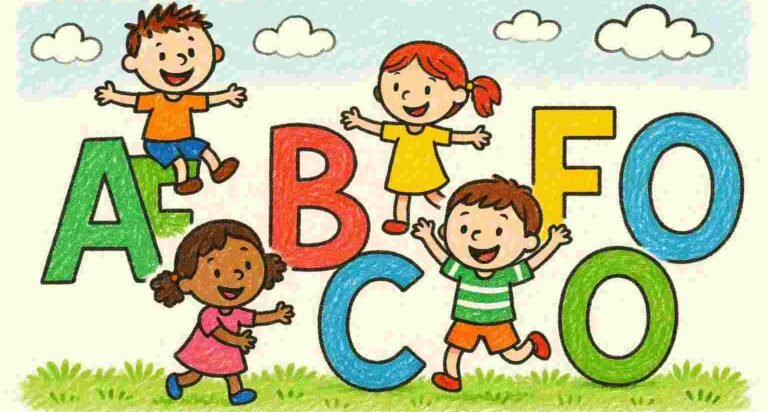 alfabeto ilustrado para colorir e imprimir educação infantil