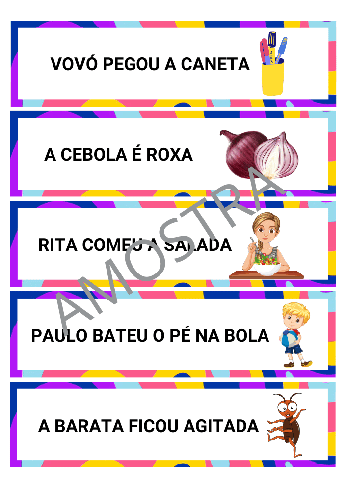 frases silabas simples imprimir