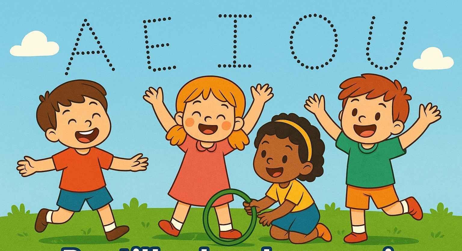 vogais pontilhadas para imprimir grátis pdf com toas as letrinhas a, e, i, o, u