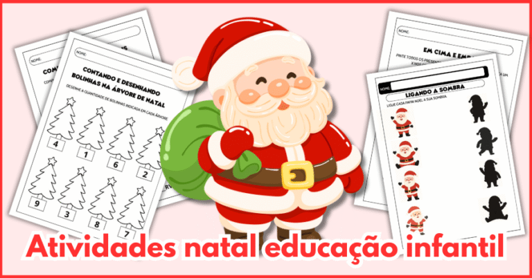 Atividades natal educação infantil