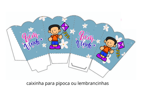 lembrancinha dia das crianças imprimir pipoca