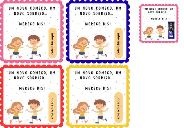 lembrancinhas volta as aulas para imprimir para bis coloridas