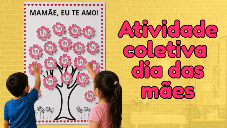 Atividade coletiva dia das mães imprimir pdf