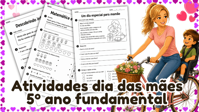 Atividade dia das mães 5º ano fundamental
