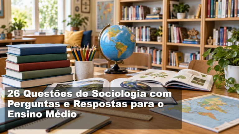26 questões de Sociologia com perguntas e respostas para o Ensino Médio