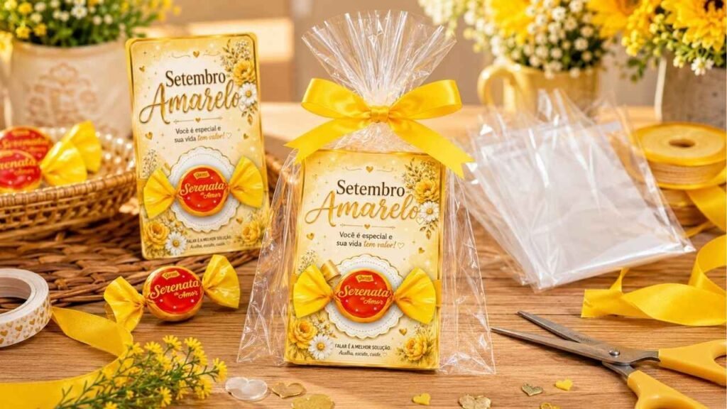 Lembrancinha de Setembro Amarelo com bombom e mensagem especial para imprimir - 1024x576