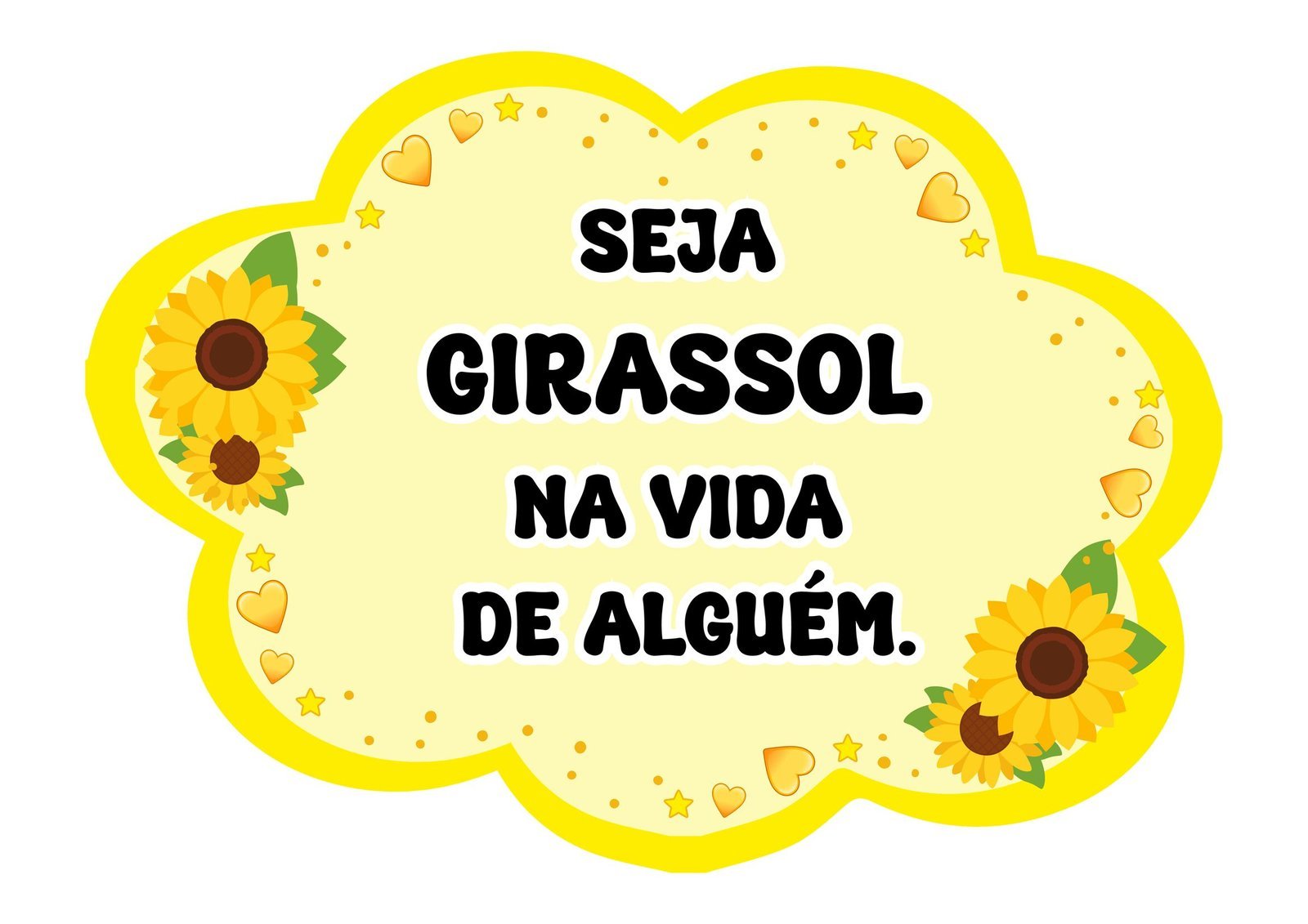 Plaquinhas de Setembro Amarelo com frases de acolhimento para uso escolar - Tarefa Escolar