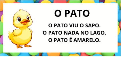 Leitura na Alfabetização: 42 Textos Pequenos para Usar com a Turma 5 Textos pequenos com sílabas simples para leitura na alfabetização - imagem 4