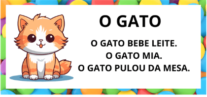 Leitura na Alfabetização: 42 Textos Pequenos para Usar com a Turma 7 Textos pequenos com sílabas simples para leitura na alfabetização - imagem 6