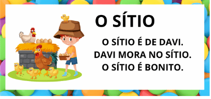 Leitura na Alfabetização: 42 Textos Pequenos para Usar com a Turma 25 Textos pequenos com sílabas simples para leitura na alfabetização - Titulo Texto Foca
