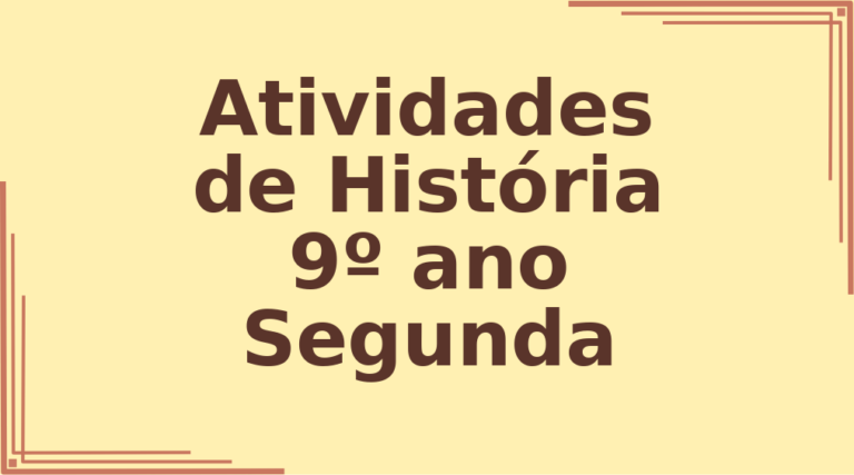 Atividades de História 9º ano Segunda Guerra Mundial capa
