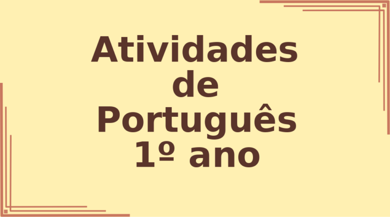 Atividades de Português 1º ano ensino médio interpretação de texto capa