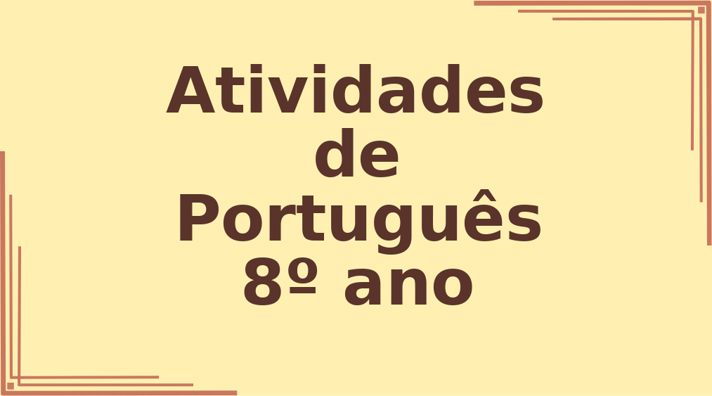 Atividades de Português 8º ano figuras de linguagem capa