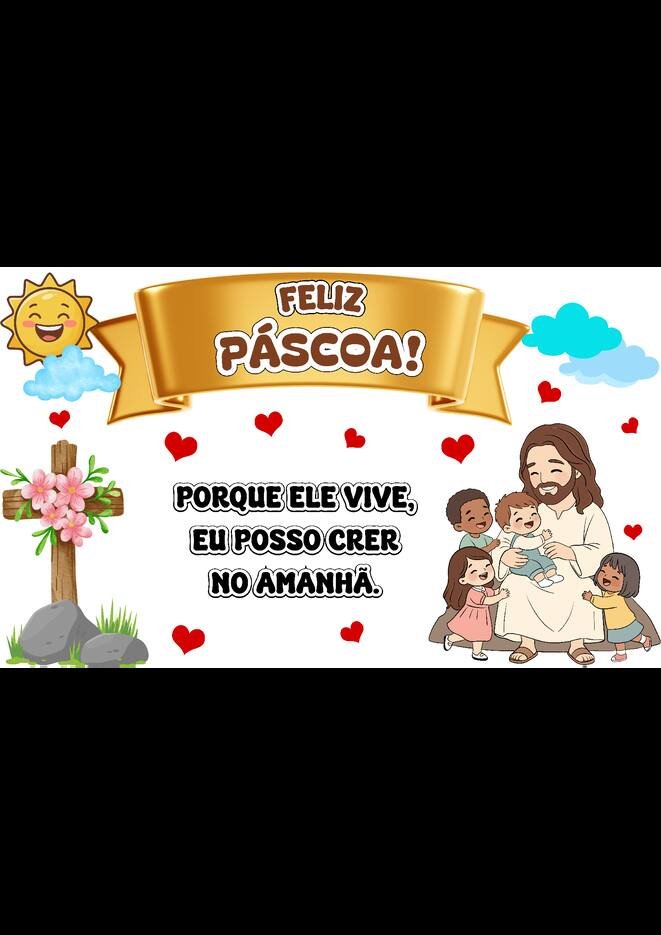 Cartaz Páscoa Educação Infantil para Imprimir: material pronto para baixar e usar em sala 1 cartaz páscoa educação infantil