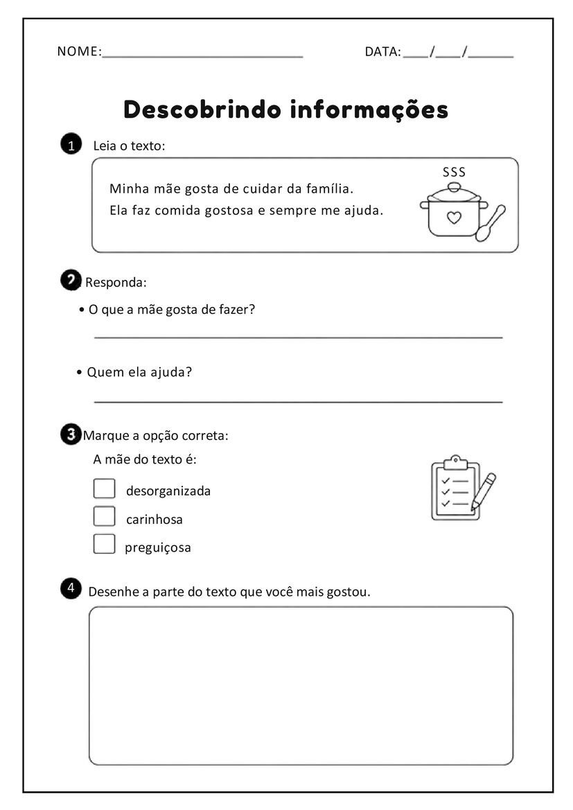 atividades dia das maes 2º ano fundamental