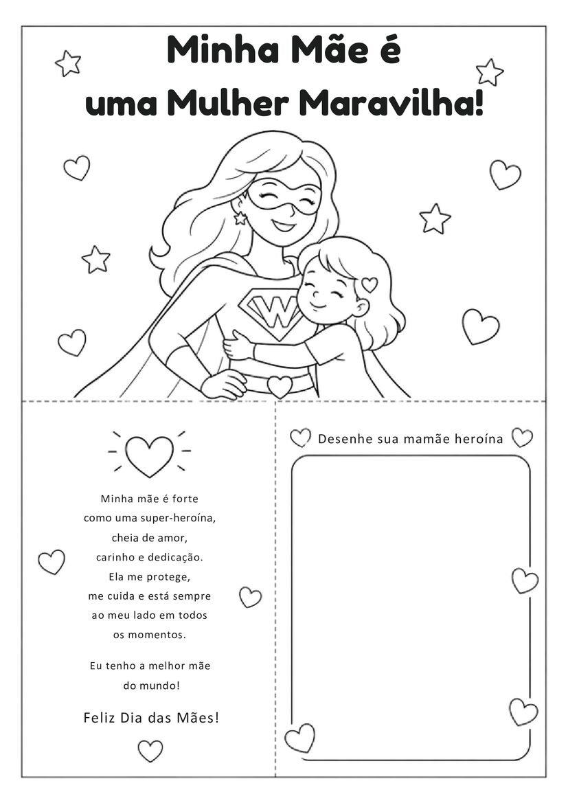 atividades dia das maes 2º ano fundamental