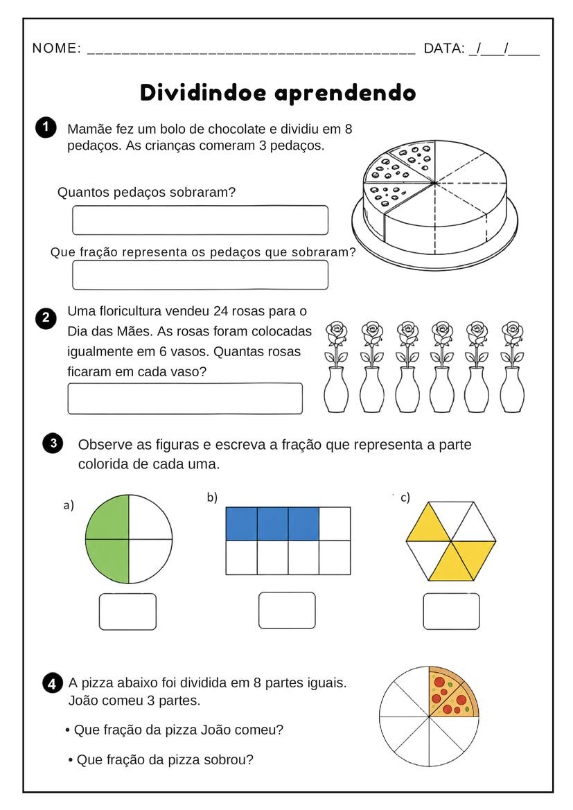Atividades Dia das Maes 5º Ano Fundamental